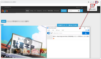 Hitomi DownloaderでAvgle動画をダウンロード