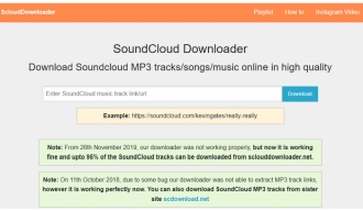 オンラインでSoundCloudの曲をiTunesに取り込む