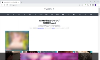 Twitter動画保存ランキングサイト～TWIIGLE
