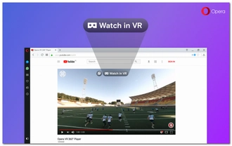 VR動画プレーヤーPC Opera VR Player