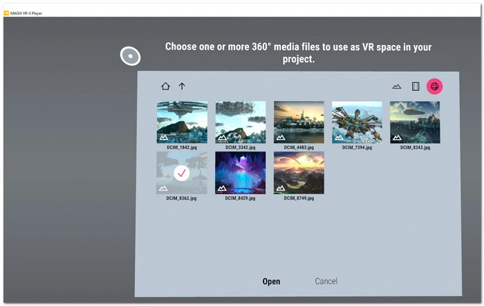 VR動画プレーヤーPC MAGIX VR-X Player Steam