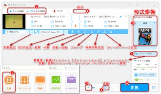 Windowsで動画を作成 形式変換 編集