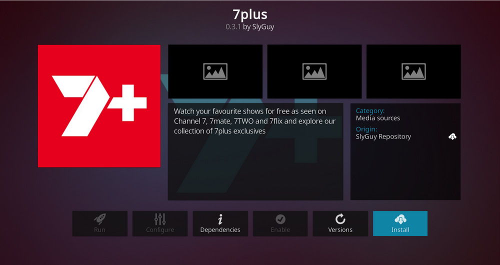 Install Kodi 7Plus addon