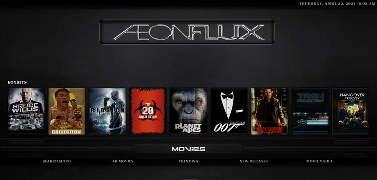 Aeon Flux Kodi addon