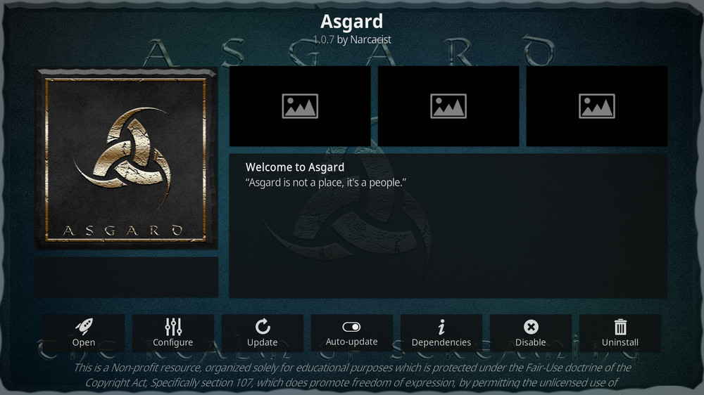 Asgard Kodi addon