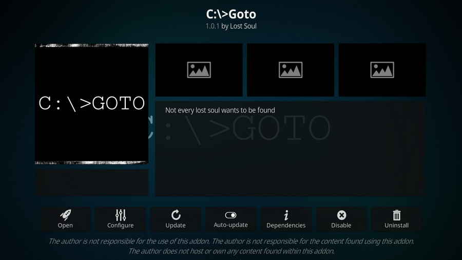 C GoTo addon