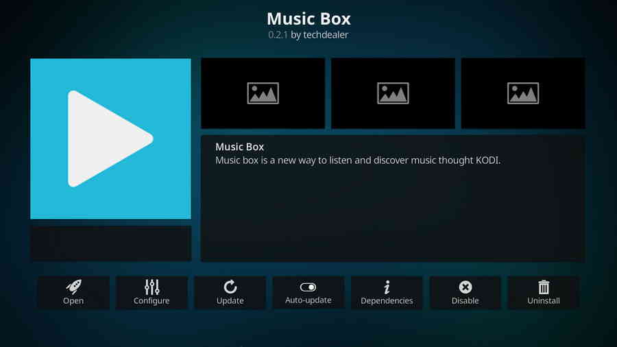 Music Box addon