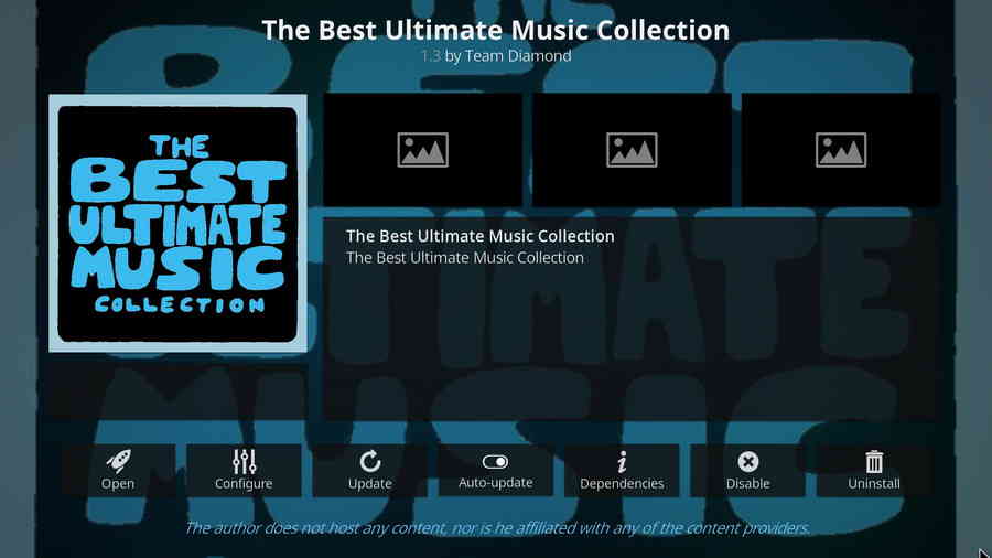 The Best Ultimate Music Collection addon