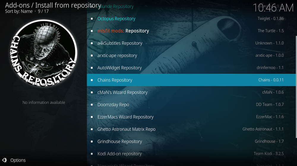 Select Chains Repo