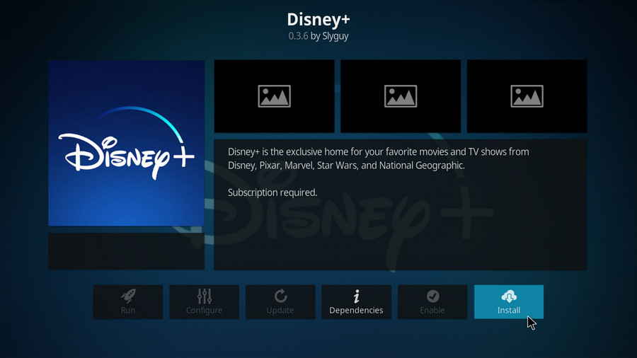Install Kodi Disney Plus addon