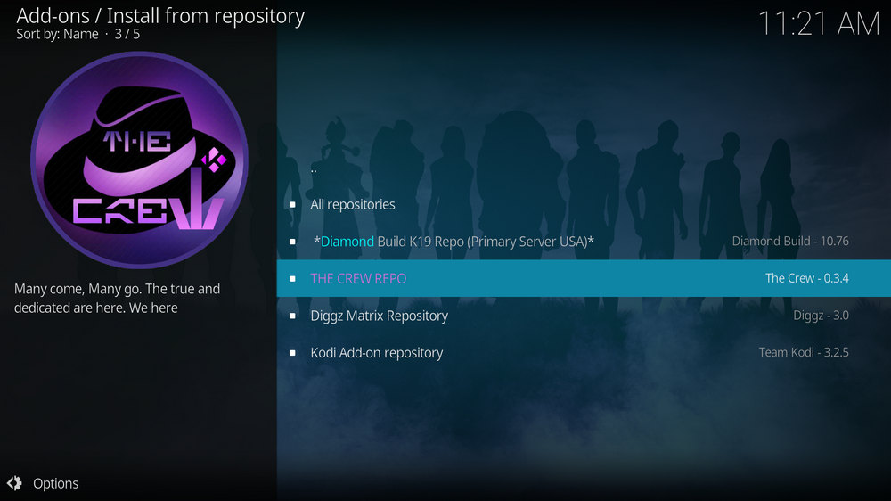 Select The Crew Repository