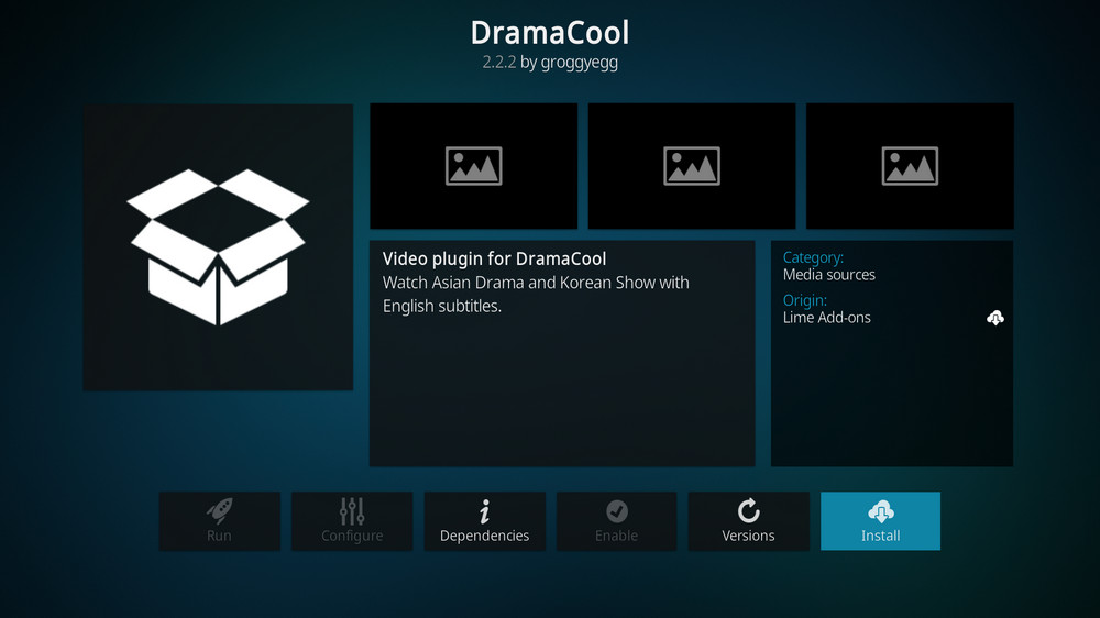 Install Kodi DramaCool addon