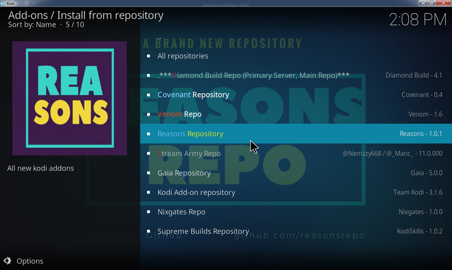 Reasons Repository 