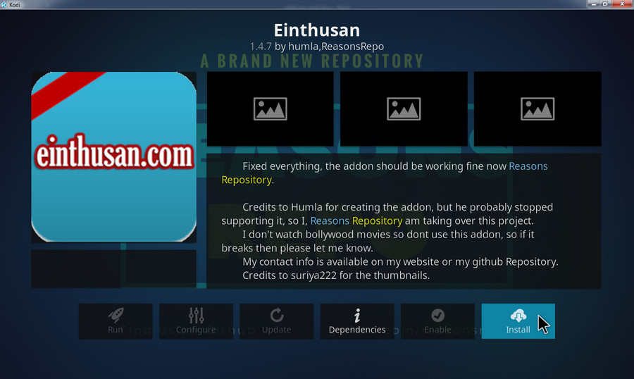 Install Einthusan