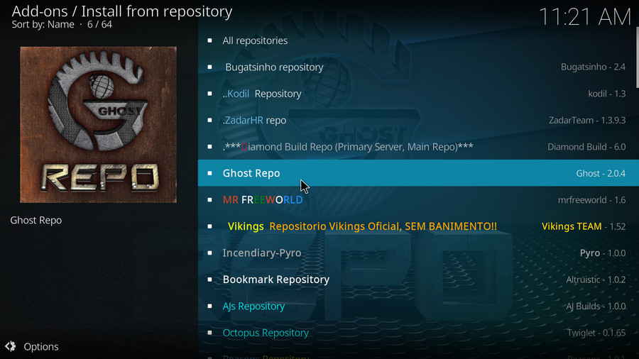 Select Ghost Repository