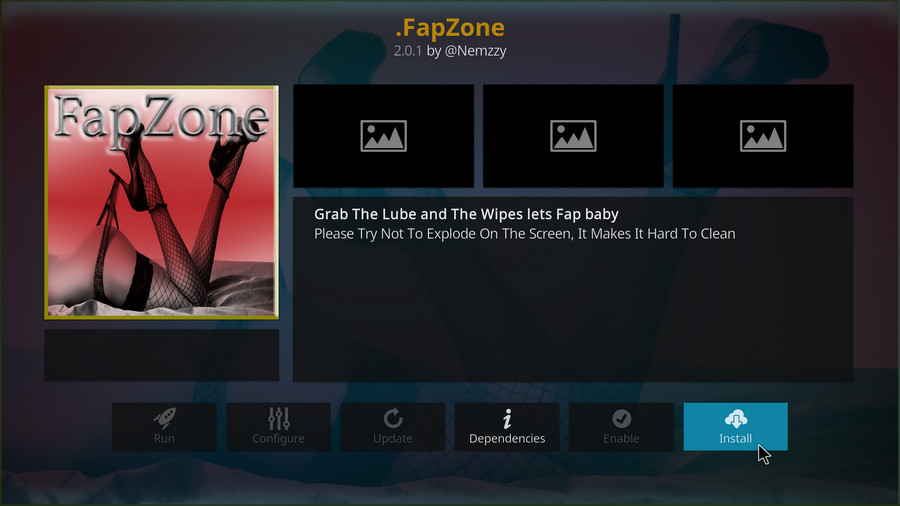 Install Kodi FapZone addon