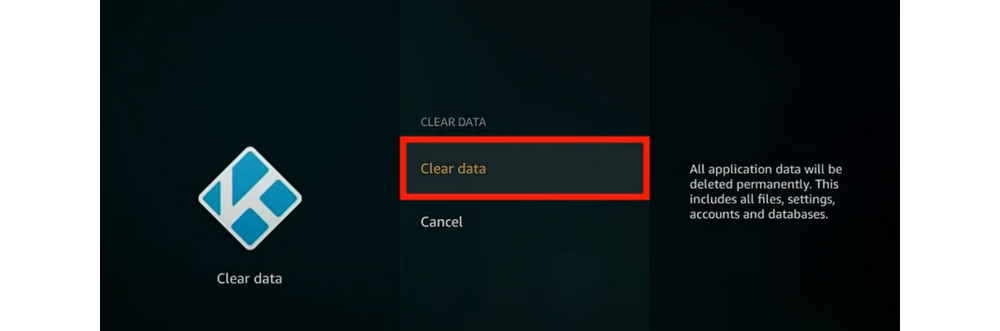 Clear Kodi cache