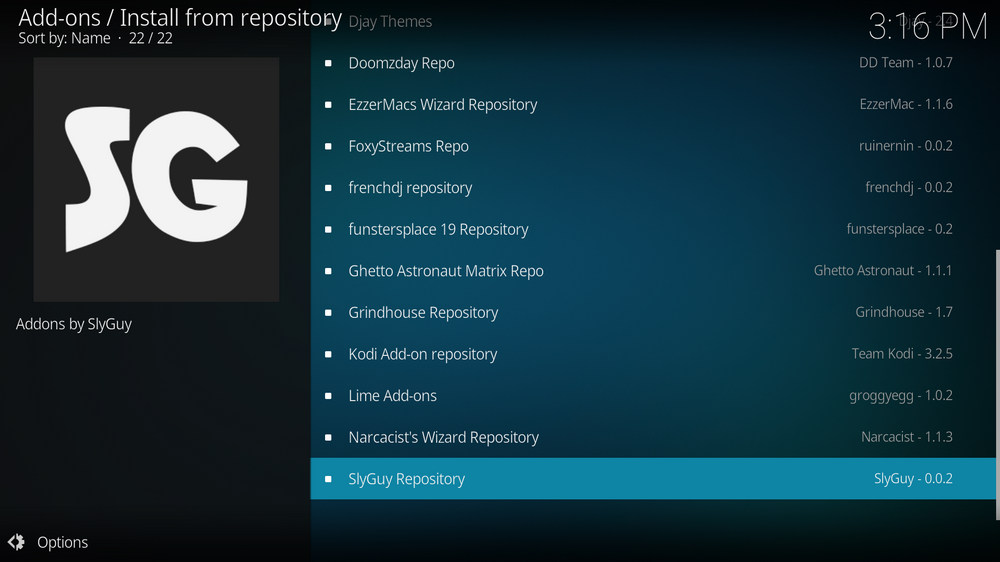 Select SlyGuy RepositoryRepository