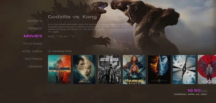 Vertical Flix  Kodi build