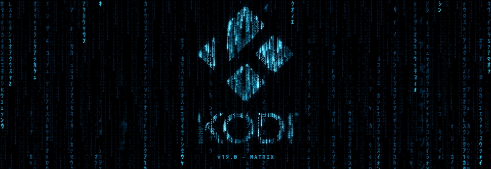 Kodi 19 Matrix splash screen