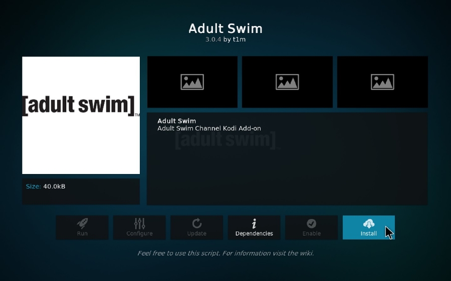 Install Adult Swim