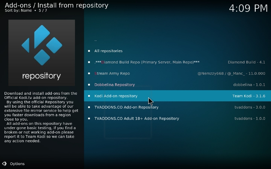 Open Kodi Add-on Repository