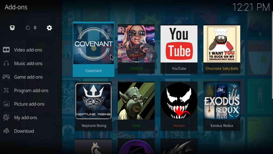 how to download from kodi covenant