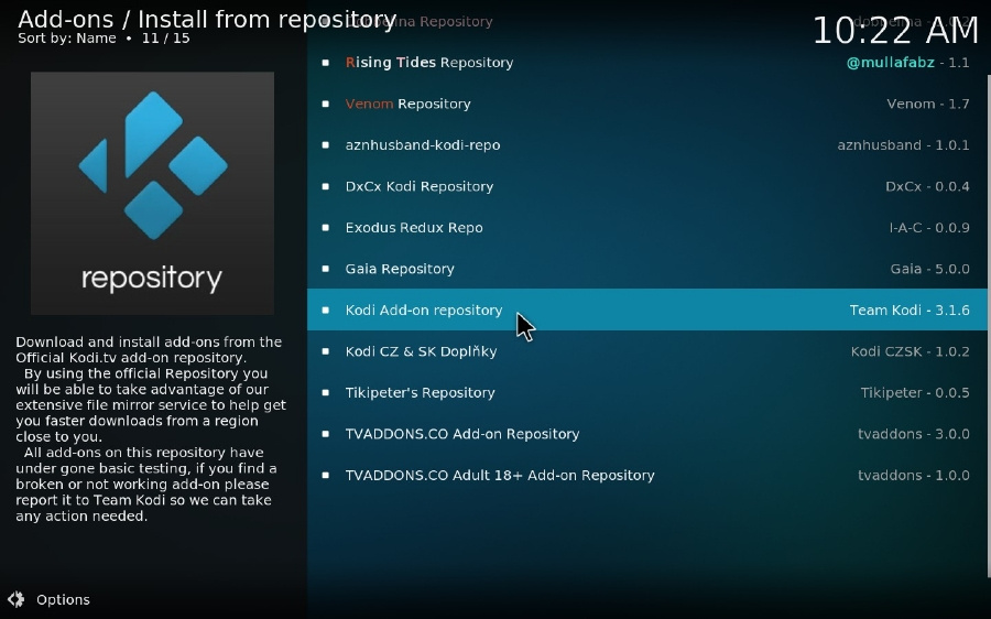 Kodi Add-on Repository