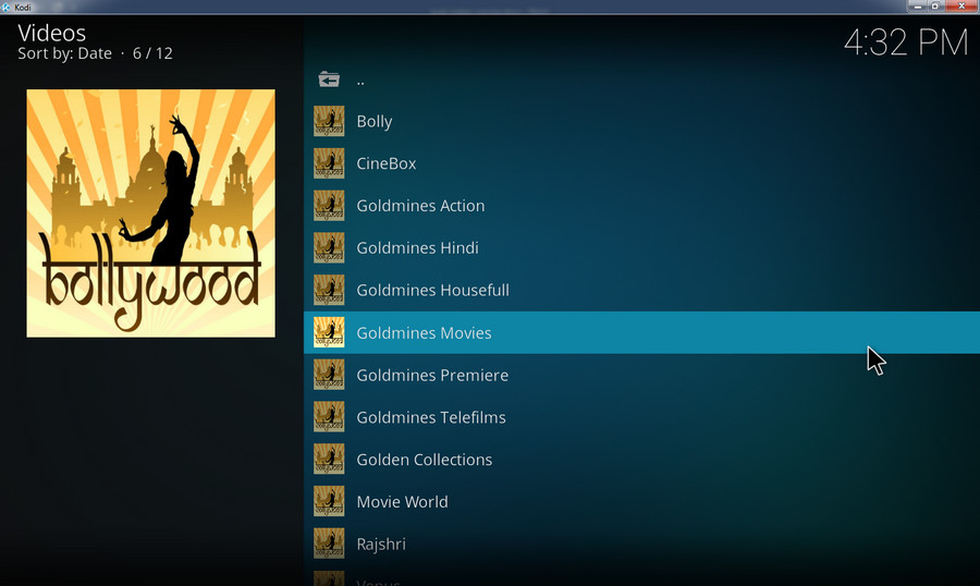 Hindi movies on Kodi