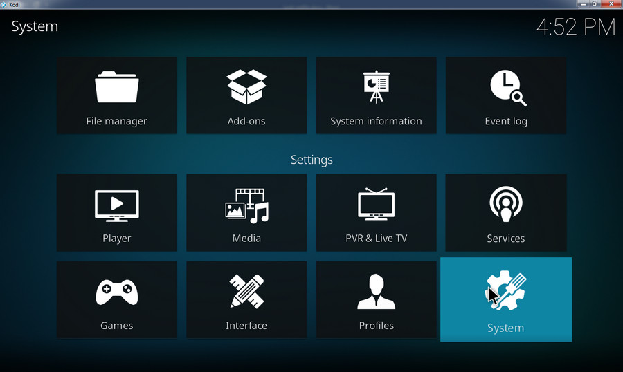 Add Netflix to Kodi – System 