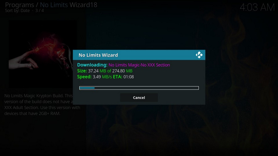 Download No Limits Build  