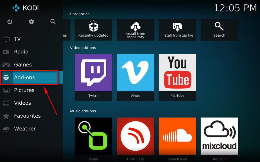 Kodi Add-ons
