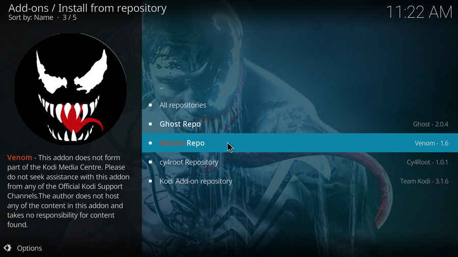 Select Venom Repository