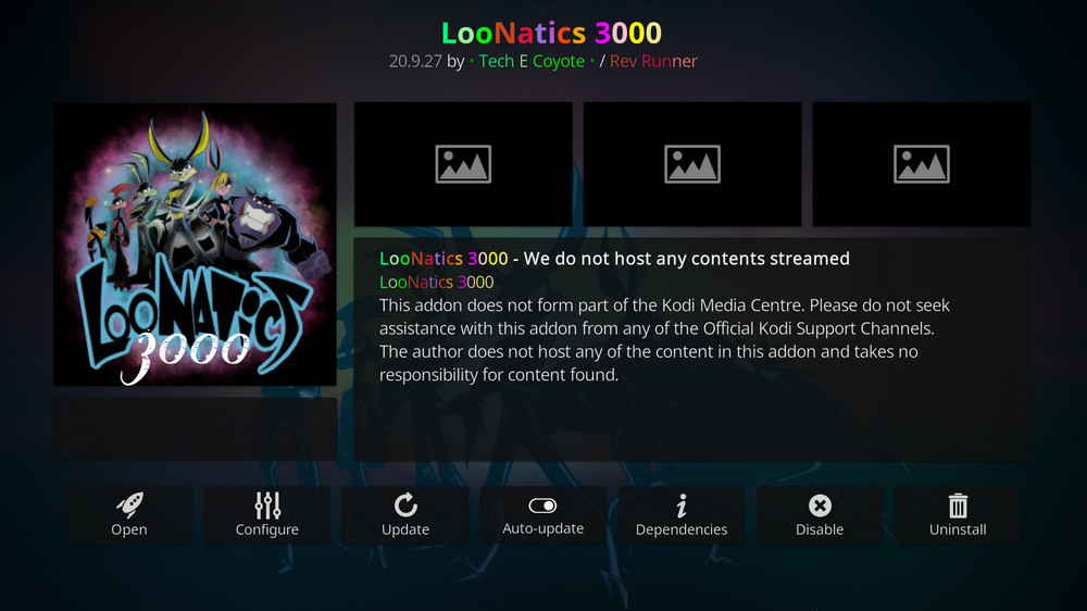LooNatics 3000 Kodi addon