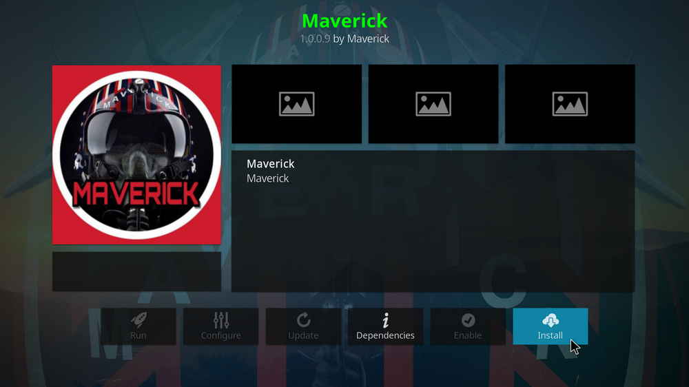 Install Kodi Maverick addon