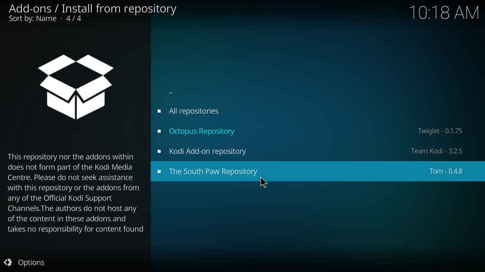 Select The South Paw Repository