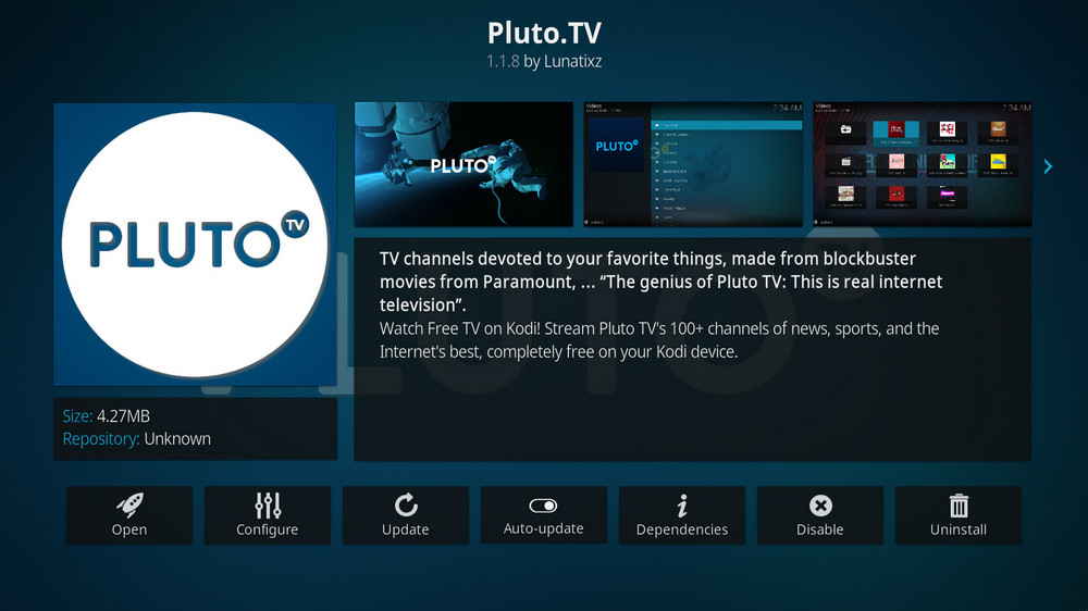 Pluto Tv Addon On Kodi Free And Legal Tv Channels Movies And Tv Shows