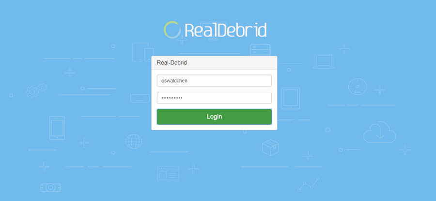 setup real debrid account