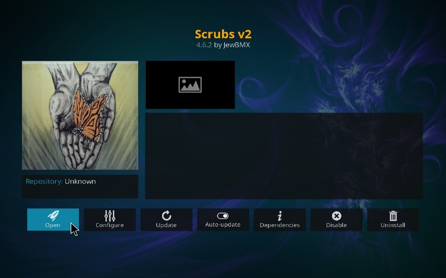 Install and Open Scrubs v2