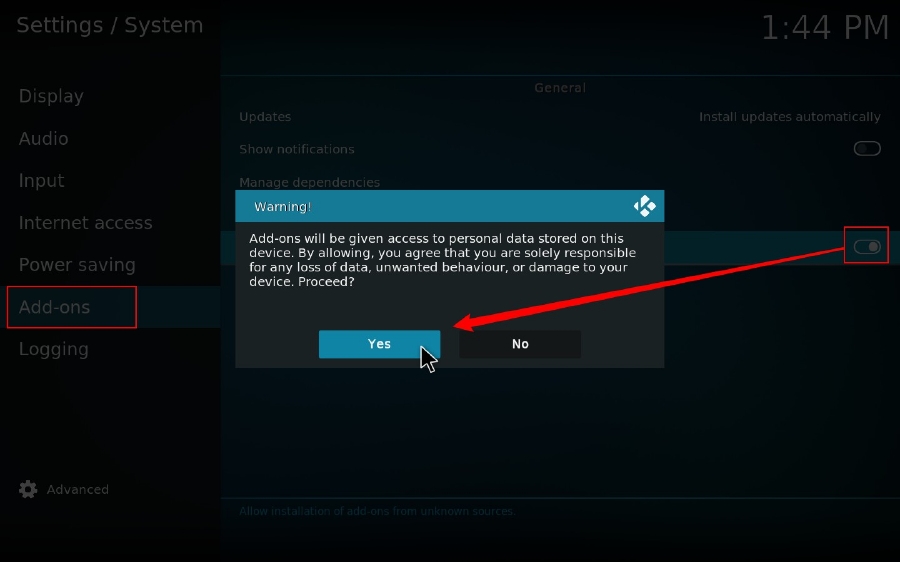 Enable Unknown Sources