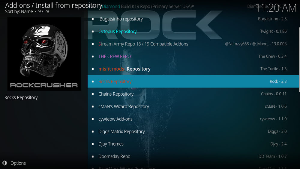 Select Rocks Repository 