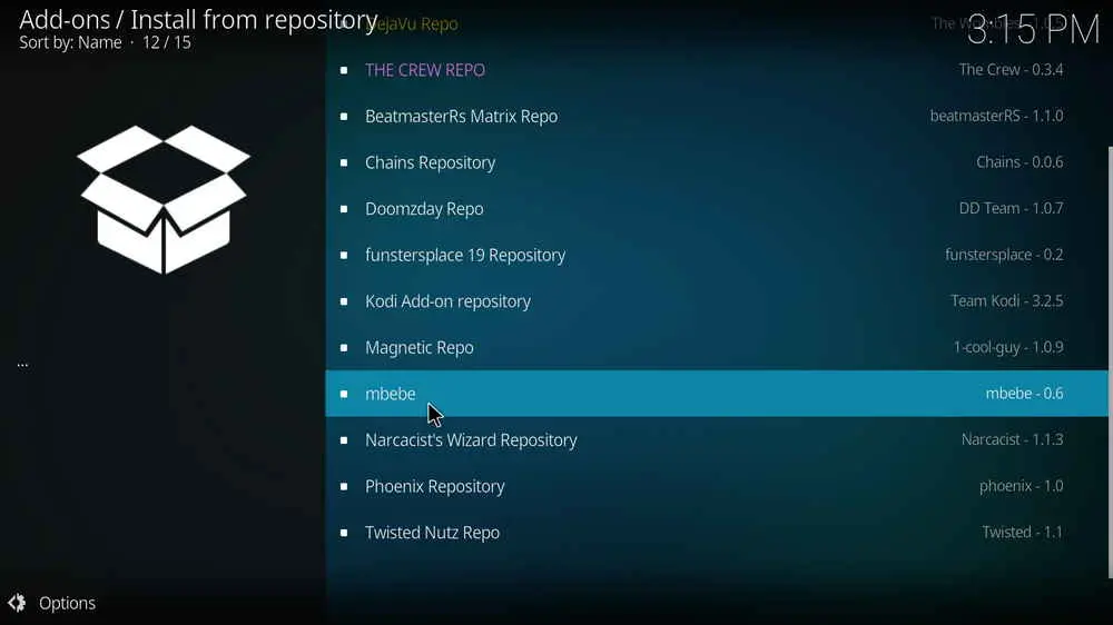 Select mbebe Repository