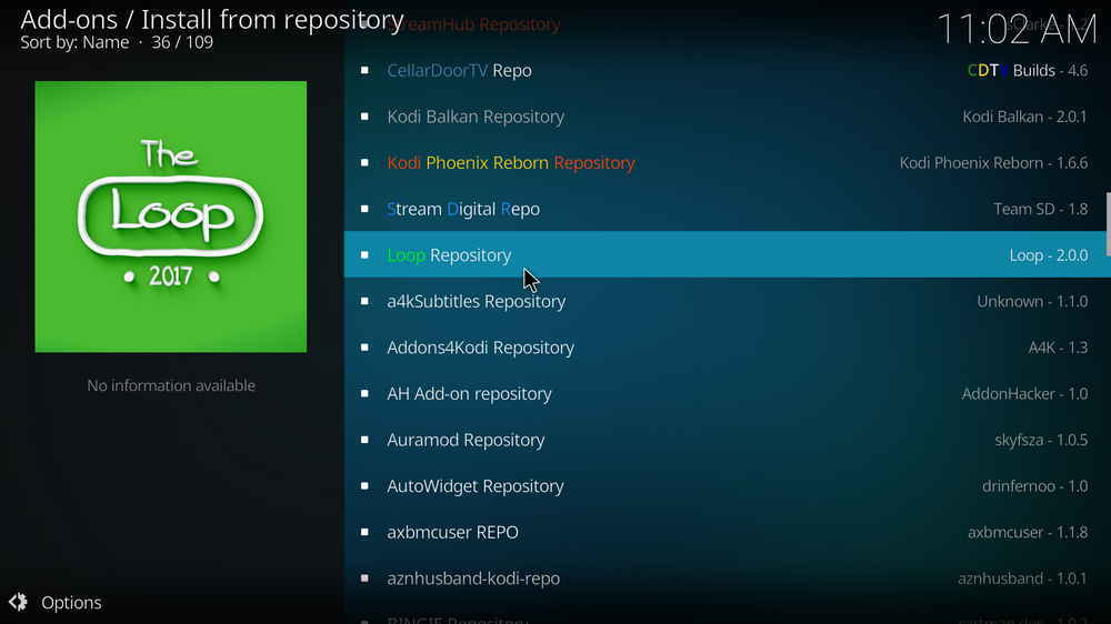Select Loop Repository Repository