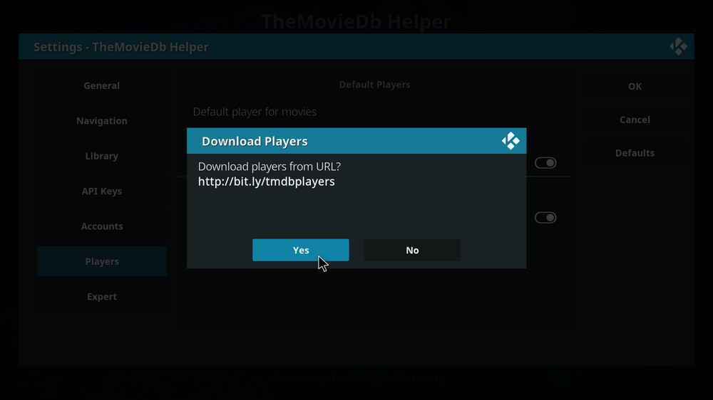 Download TMDb players