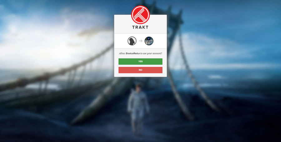 Allow addon to use Trakt account