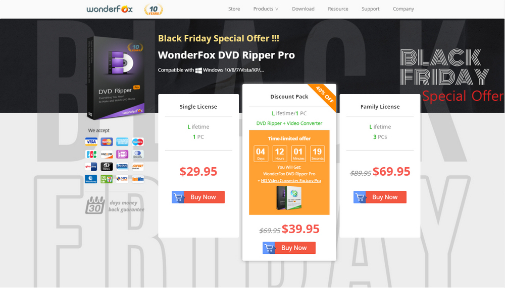 HD Video Converter Factory Pro + WonderFox DVD Ripper Pro promotion bundle