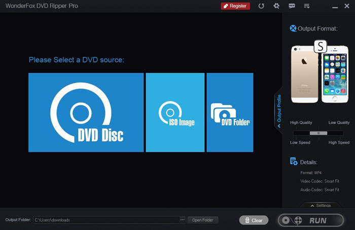 Rip DVD discs with WonderFox DVD Ripper Pro