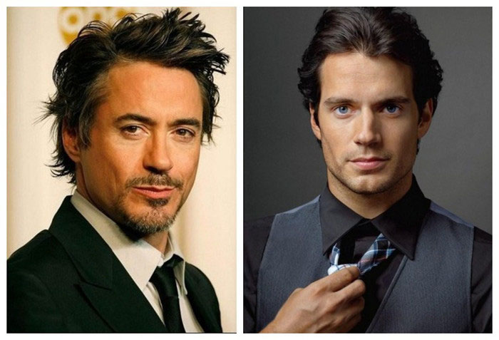 Robert Downey Jr & Henry Cavill