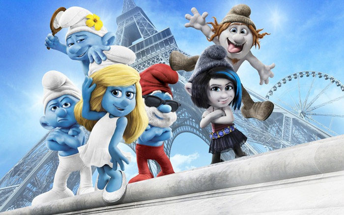 The Poster of The Smurfs 2