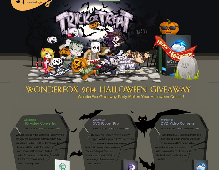 WonderFox 2014 Halloween Giveaway